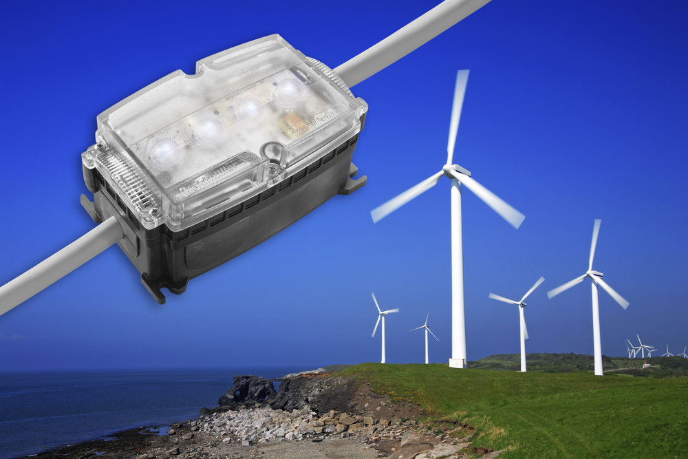 LED FieldPower® da Weidmüller: LED FieldPower® - a solução robusta para iluminação - também ideal para turbinas eólicas. - Iluminação básica com eficiência energética e uma longa vida útil.